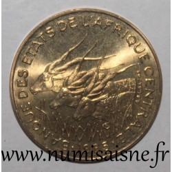 ÉTATS DE L'AFRIQUE CENTRALE - KM 9 - 10 FRANCS 1985