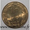 ÉTATS DE L'AFRIQUE CENTRALE - KM 9 - 10 FRANCS 1985