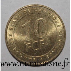 ZENTRALAFRIKANISCHE STAATEN - KM 19 - 10 FRANCS 2006