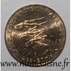 ÉTATS DE L'AFRIQUE CENTRALE - KM 7 - 5 FRANCS 1985 - Élans de Derby