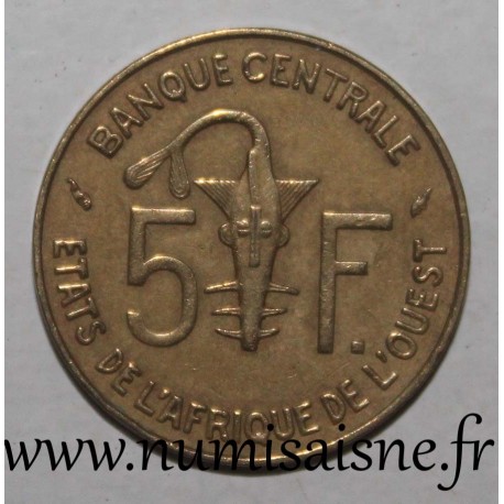 WESTAFRIKANISCHE STAATEN -  KM 2 - 5 FRANCS 1975