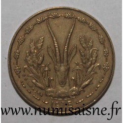 WEST AFRICAN STATES -  KM 2 - 5 FRANCS 1975