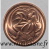 AUSTRALIE - KM 63 - 2 CENTS 1983 - Lézard à collerette