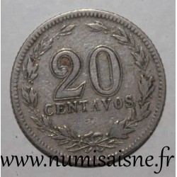 ARGENTINA - KM 36 - 20 CENTAVOS 1909