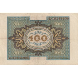 GERMANY - PICK 69 b - 100 MARK - 01/11/1920