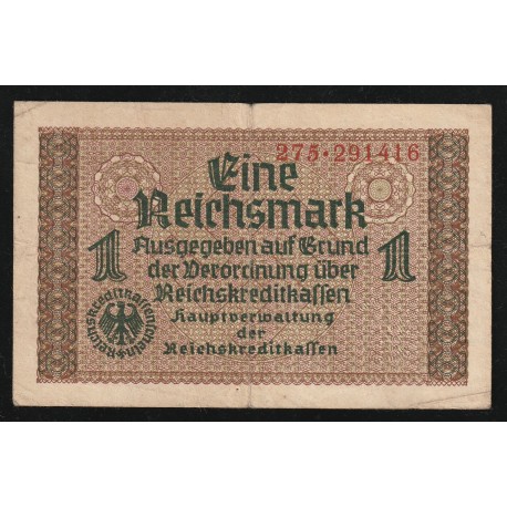 DEUTSCHLAND -  PICK R136a - 1 REICHSMARK - 1940-45