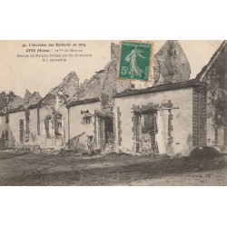 51120 - OYES - MAISONS BRÛLÉES PAR LES ALLEMANDS - 07/09/1914