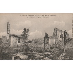 51360 - PRUNAY - GUERRE 1914-18 - LES RUINES DE L'ÉGLISE