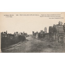 51600 - PERTHES LES HURLUS - LA GRANDE GUERRE 1914-16 - ASPECT DU VILLAGE COMPLETEMENT DÉTRUIT