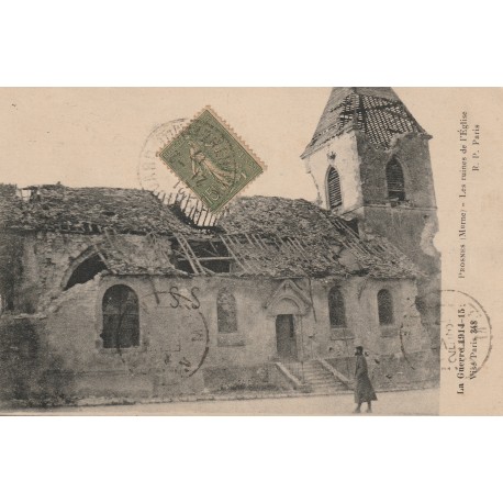 51400 - PROSNES - LES RUINES DE L'ÉGLISE