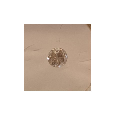 DIAMANT - 0,04 KARAT - 2 MILLIMETER - 0,01 GRAMM