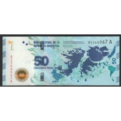 ARGENTINE - PICK 362 - 50 PESOS (2015)