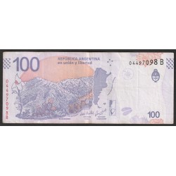 ARGENTINIEN - PICK 363 - 100 PESOS (2018-2019) - TARUCA ANDENHIRSCH - BLUMEN