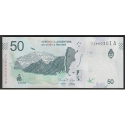 ARGENTINE - PICK 363 - 50 PESOS (2018-2020) - CONDOR DES ANDES - FLEURS