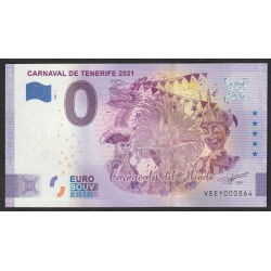 KANARISCHE INSELN - SOUVENIR 0-EURO-NOTE - KARNEVAL AUF TENERIFFA - 2021-1