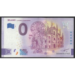 ITALIE - MILAN - BILLET DE 0 EURO SOUVENIR - LA CATHÉDRALE ET LA MADONE - 2022-1