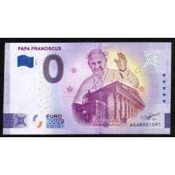 ITALY - 0 EURO SOUVENIR NOTE - POPE FRANCIS - 2022-1