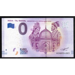 INDES - BILLET DE 0 EURO SOUVENIR - LE TAJ MAHAL - 2019-1