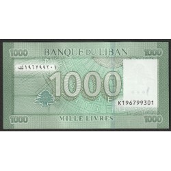 LIBAN - PICK 90 c - 1.000 LIVRES - 2016