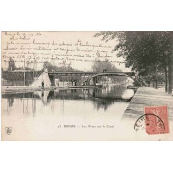 51000 - REIMS - LES PONTS SUR LE CANAL