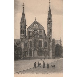 County 51000 - REIMS - CHURCH OF SAINT-REMI - THE FACADE