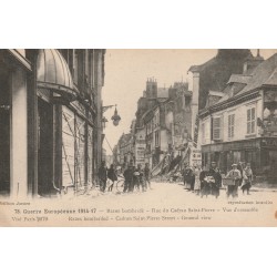 51000 - REIMS - GUERRE EUROPÉENNE 1914-17 - RUE DU CADRAN SAINT-PIERRE