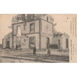 KOMITAT 51500 - SILLERY - KRIEG 1914-1918 - DER BAHNHOF NACH DER BOMBARDIERUNG