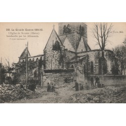 KOMITAT 51250 - SUIPPES - DER ERSTE WELTKRIEG 1914-15 - DIE KIRCHE WIRD VON DEN DEUTSCHEN BOMBARDIERT