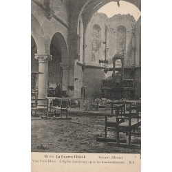 KOMITAT 51500 - SILLERY - KRIEG 1914-1918 - DIE KIRCHE NACH DEN BOMBENANGRIFFEN