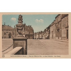 County 51800 - SAINTE-MENEHOULD - PLACE DE L'HÔTEL DE VILLE - THE SUB-PREFECTURE - RUE CHANZY