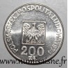 POLAND - Y 72 - 200 ZLOTYCH - 1974 MW - 30 JAHRE PRL