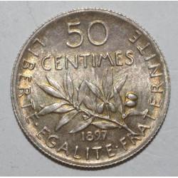 GADOURY 420 - 50 CENTIMES 1897 TYPE SEMEUSE - SPLENDIDE - KM 854