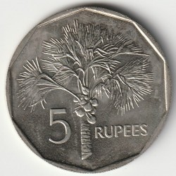 SEYCHELLES - KM 51.1 - 5 RUPEES 1982