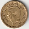 MONACO - KM 121a - 2 FRANCS 1943 - Not dated - LOUIS II