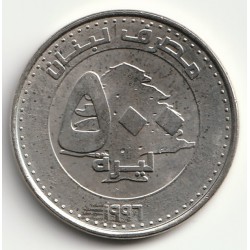 LIBAN - KM 39 - 500 LIVRES 1996 - Cèdre