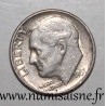 VEREINIGTE STAATEN - KM 195 - 1 DIME 1951 - Philadelphie - FRANKLIN ROOSEVELT