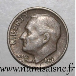 VEREINIGTE STAATEN - KM 195a - 1 DIME 1970 D - Denver - ROOSEVELT