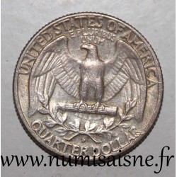 ETATS UNIS - KM A 164 a - 1/4 DOLLAR 1964 D - Denver - GEORGE WASHINGTON