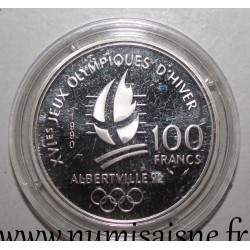 FRANKREICH - KM 980 - 100 FRANCS 1990 - TYP ALBERVILLE 1992 - EISSCHNELLLAUF