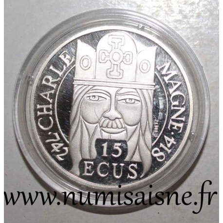 FRANCE - KM 989 - 100 FRANCS 1990 - 15 ECUS - TYPE CHARLEMAGNE