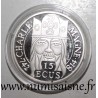 FRANCE - KM 989 - 100 FRANCS 1990 - 15 ECUS - TYPE CHARLEMAGNE