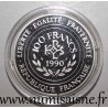 FRANCE - KM 989 - 100 FRANCS 1990 - 15 ECUS - TYPE CHARLEMAGNE