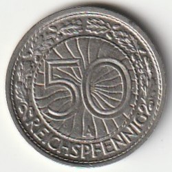 DEUTSCHLAND - KM 49 - 50 REICHSPFENNIG 1927 A - Berlin - Weimarer Republik