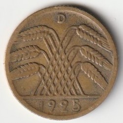 GERMANY - KM 40 - 10 REICHSPFENNIG 1925 D - MÜNCHEN - Weimar Republic