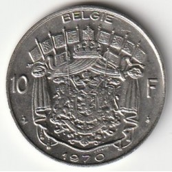 BELGIEN - KM 156 - 10 FRANCS 1970 - Flämische Legende - BAUDOIN 1ER