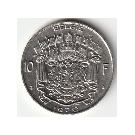 BELGIEN - KM 156 - 10 FRANCS 1970 - Flämische Legende - BAUDOIN 1ER