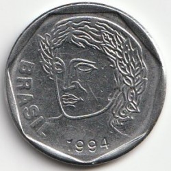 BRAZIL - KM 634 - 25 CENTAVOS 1994