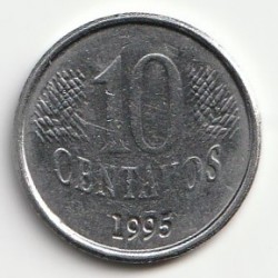 BRASILIEN - KM 633 - 10 CENTAVOS 1995