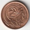 AUSTRALIA - KM 63 - 2 CENTS 1981 - Frilled lizard