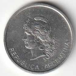 ARGENTINIEN - KM 90 - 50 CENTAVOS 1983